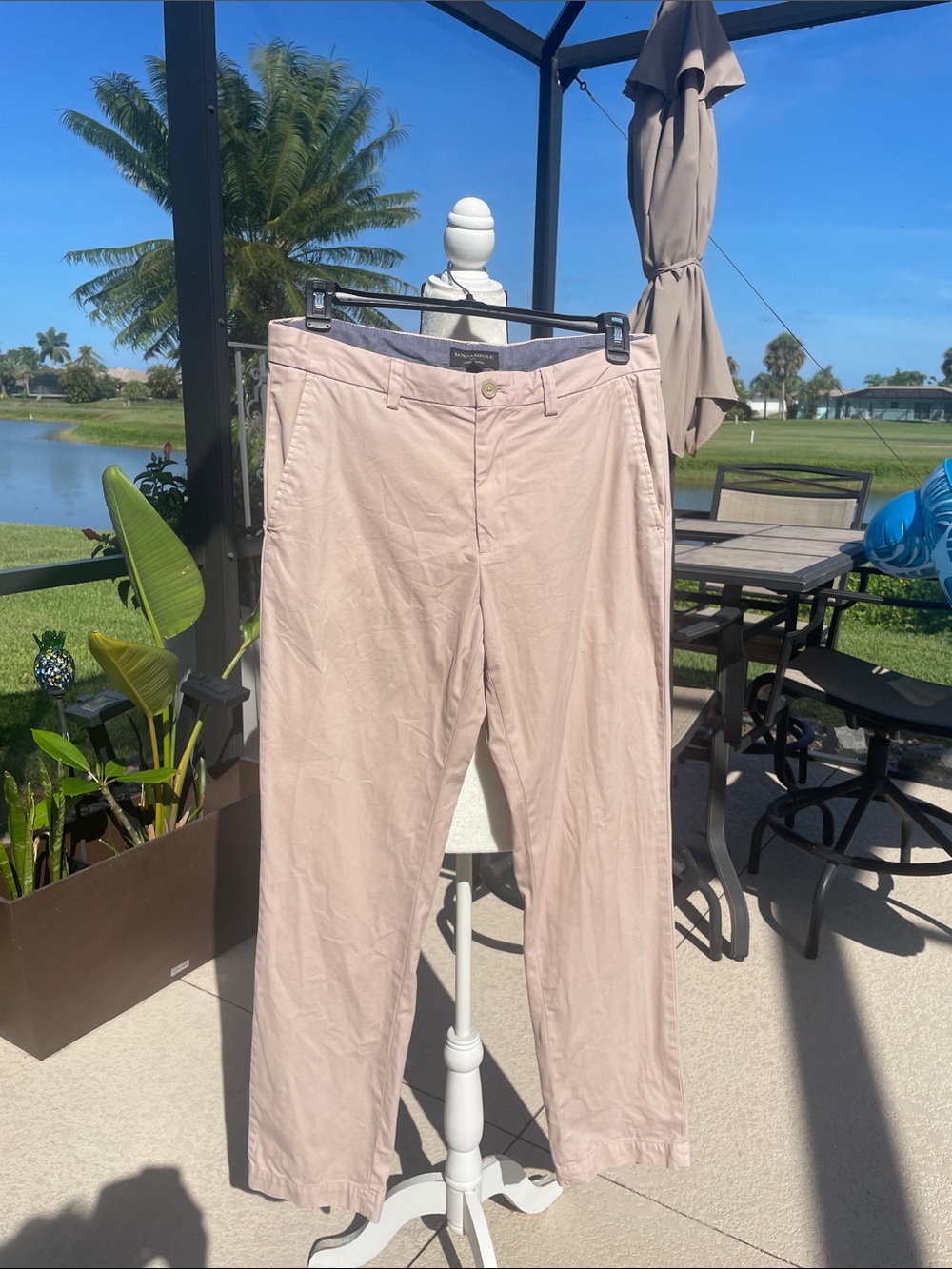 Banana Republic Chino Tan Corpwear Preppy 2017 33/32